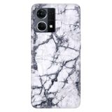 Senada Oppo Reno 7 4G ile Uyumlu Kılıf Resimli Desenli Silikon Jumeria Mermer