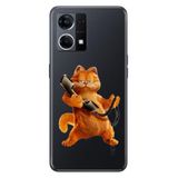 Senada Oppo Reno 7 4G ile Uyumlu Kılıf Resimli Desenli Silikon KarakterGarfield