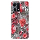 Senada Oppo Reno 7 4G ile Uyumlu Kılıf Resimli Desenli Silikon Leopare