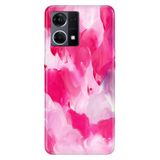 Senada Oppo Reno 7 4G ile Uyumlu Kılıf Resimli Desenli Silikon Pinking