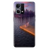 Senada Oppo Reno 7 4G ile Uyumlu Kılıf Resimli Desenli Silikon Romantik Rıhtım