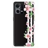 Senada Oppo Reno 7 4G ile Uyumlu Kılıf Resimli Desenli Silikon Şato Bahçesi