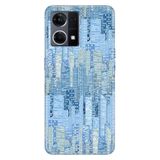 Senada Oppo Reno 7 4G ile Uyumlu Kılıf Resimli Desenli Silikon Towers