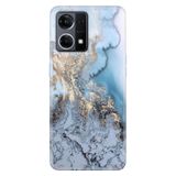 Senada Oppo Reno 7 4G İle Uyumlu Kılıf Silikon Desenli Tam Koruma Resimli Kapak Antic Marble