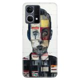 Senada Oppo Reno 7 4G İle Uyumlu Kılıf Silikon Desenli Tam Koruma Resimli Kapak Art Collage