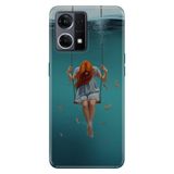 Senada Oppo Reno 7 4G İle Uyumlu Kılıf Silikon Desenli Tam Koruma Resimli Kapak Aşk Acısı