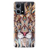 Senada Oppo Reno 7 4G İle Uyumlu Kılıf Silikon Desenli Tam Koruma Resimli Kapak Aslan Mandala