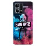 Senada Oppo Reno 7 4G İle Uyumlu Kılıf Silikon Desenli Tam Koruma Resimli Kapak Game Over
