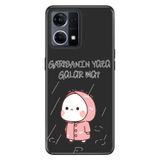 Senada Oppo Reno 7 4G İle Uyumlu Kılıf Silikon Desenli Tam Koruma Resimli Kapak Garibanın Yüzü