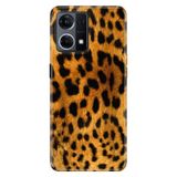 Senada Oppo Reno 7 4G İle Uyumlu Kılıf Silikon Desenli Tam Koruma Resimli Kapak Leopar Kürk
