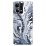 Senada Oppo Reno 7 4G İle Uyumlu Kılıf Silikon Desenli Tam Koruma Resimli Kapak Lüks Mermer