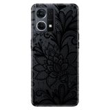 Senada Oppo Reno 7 4G İle Uyumlu Kılıf Silikon Desenli Tam Koruma Resimli Kapak Mandala Gül