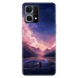 Senada Oppo Reno 7 4G İle Uyumlu Kılıf Silikon Desenli Tam Koruma Resimli Kapak Mars Life