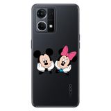 Senada Oppo Reno 7 4G İle Uyumlu Kılıf Silikon Desenli Tam Koruma Resimli Kapak Minnie Mickeyyyyy