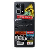 Senada Oppo Reno 7 4G İle Uyumlu Kılıf Silikon Desenli Tam Koruma Resimli Kapak Mix Sticker