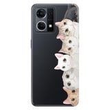 Senada Oppo Reno 7 4G İle Uyumlu Kılıf Silikon Desenli Tam Koruma Resimli Kapak Pisi Pisi Kedi