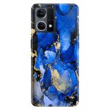 Senada Oppo Reno 7 4G İle Uyumlu Kılıf Silikon Desenli Tam Koruma Resimli Kapak Simli Ametist Taşı