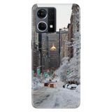 Senada Oppo Reno 7 4G İle Uyumlu Kılıf Silikon Desenli Tam Koruma Resimli Kapak Winter New York