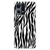 Senada Oppo Reno 7 4G İle Uyumlu Kılıf Silikon Desenli Tam Koruma Resimli Kapak Zebradeseni
