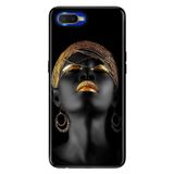Senada Oppo Rx17 Neo İle Uyumlu Kılıf Silikon Desenli Tam Koruma Resimli Kapak Afrikalı Kız