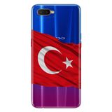 Senada Oppo Rx17 Neo İle Uyumlu Kılıf Silikon Desenli Tam Koruma Resimli Kapak Al Bayrak