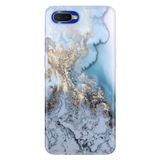 Senada Oppo Rx17 Neo İle Uyumlu Kılıf Silikon Desenli Tam Koruma Resimli Kapak Antic Marble