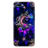 Senada Oppo Rx17 Neo İle Uyumlu Kılıf Silikon Desenli Tam Koruma Resimli Kapak Ayyıldız Neon Mandala