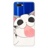 Senada Oppo Rx17 Neo İle Uyumlu Kılıf Silikon Desenli Tam Koruma Resimli Kapak Fat Cat