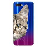 Senada Oppo Rx17 Neo İle Uyumlu Kılıf Silikon Desenli Tam Koruma Resimli Kapak Kedi Prizma