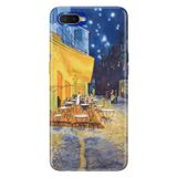 Senada Oppo Rx17 Neo İle Uyumlu Kılıf Silikon Desenli Tam Koruma Resimli Kapak Night Cafe