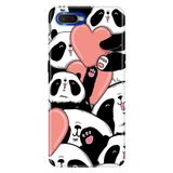 Senada Oppo Rx17 Neo İle Uyumlu Kılıf Silikon Desenli Tam Koruma Resimli Kapak Sevimli Panda