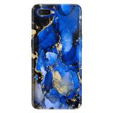 Senada Oppo Rx17 Neo İle Uyumlu Kılıf Silikon Desenli Tam Koruma Resimli Kapak Simli Ametist Taşı
