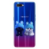Senada Oppo Rx17 Neo İle Uyumlu Kılıf Silikon Desenli Tam Koruma Resimli Kapak Sweet Kitten