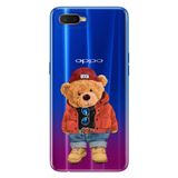 Senada Oppo Rx17 Neo İle Uyumlu Kılıf Silikon Desenli Tam Koruma Resimli Kapak Teddybear