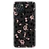Senada Oukitel C21 Pro İle Uyumlu Kılıf Silikon Desenli Resimli Uv Kapak Leopar