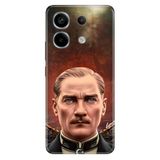 Senada Poco X6 - Xiaomi Redmi Note 13 Pro 5G ile Uyumlu Kılıf Resimli Desenli Silikon Asil Atatürk