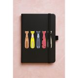 Senada Promosyon Tarihsiz Premium Termo Defter Desenli 192 Yaprak - Kedi Biblo