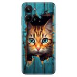 Senada Realme 10 4G ile Uyumlu Kılıf Resimli Desenli Silikon Cat