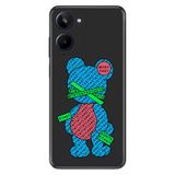 Senada Realme 10 4G ile Uyumlu Kılıf Resimli Desenli Silikon Kayıp Ayıcık