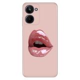 Senada Realme 10 4G ile Uyumlu Kılıf Resimli Desenli Silikon Lipstick