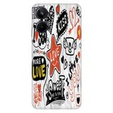 Senada Realme 10 4G ile Uyumlu Kılıf Resimli Desenli Silikon Love