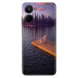 Senada Realme 10 4G ile Uyumlu Kılıf Resimli Desenli Silikon Romantik Rıhtım