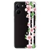 Senada Realme 10 4G ile Uyumlu Kılıf Resimli Desenli Silikon Şato Bahçesi