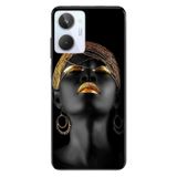 Senada Realme 10 ile Uyumlu Kılıf Silikon Desenli Resimli UV Kapak Afrikalı Kız