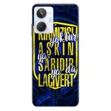Senada Realme 10 ile Uyumlu Kılıf Silikon Desenli Resimli UV Kapak Aşkın Rengi Sarı Lacivert