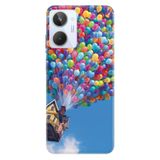 Senada Realme 10 ile Uyumlu Kılıf Silikon Desenli Resimli UV Kapak Balonlu Ev