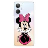 Senada Realme 10 ile Uyumlu Kılıf Silikon Desenli Resimli UV Kapak Minnie Karakter