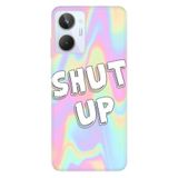 Senada Realme 10 ile Uyumlu Kılıf Silikon Desenli Resimli UV Kapak Shut Up