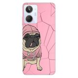 Senada Realme 10 ile Uyumlu Kılıf Silikon Desenli Resimli UV Kapak Süslü Tarz Pug