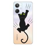 Senada Realme 10 ile Uyumlu Kılıf Silikon Desenli Resimli UV Kapak Tırmık